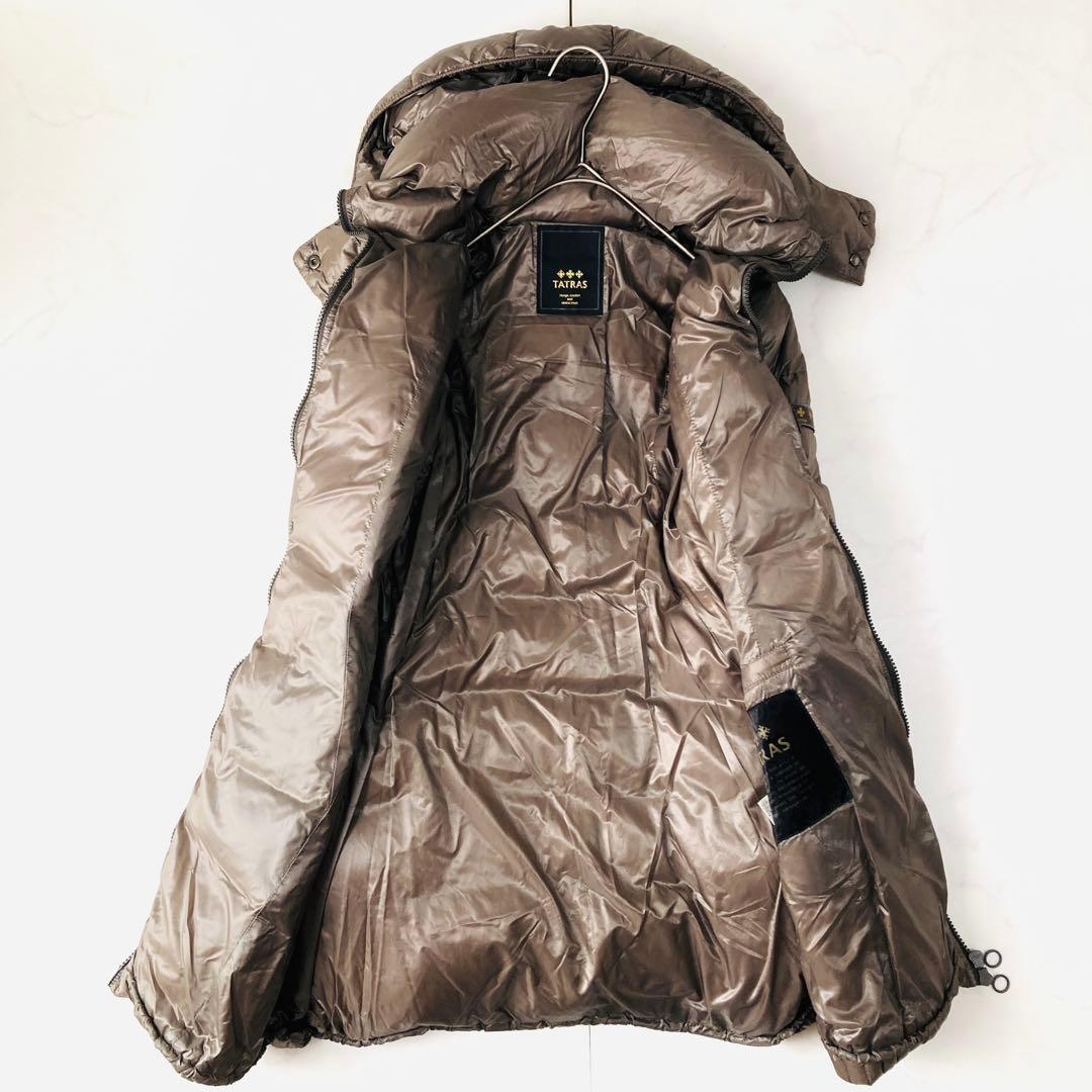 希少モデル タトラス サリンダウンコート Aライン フーデット サイズ02