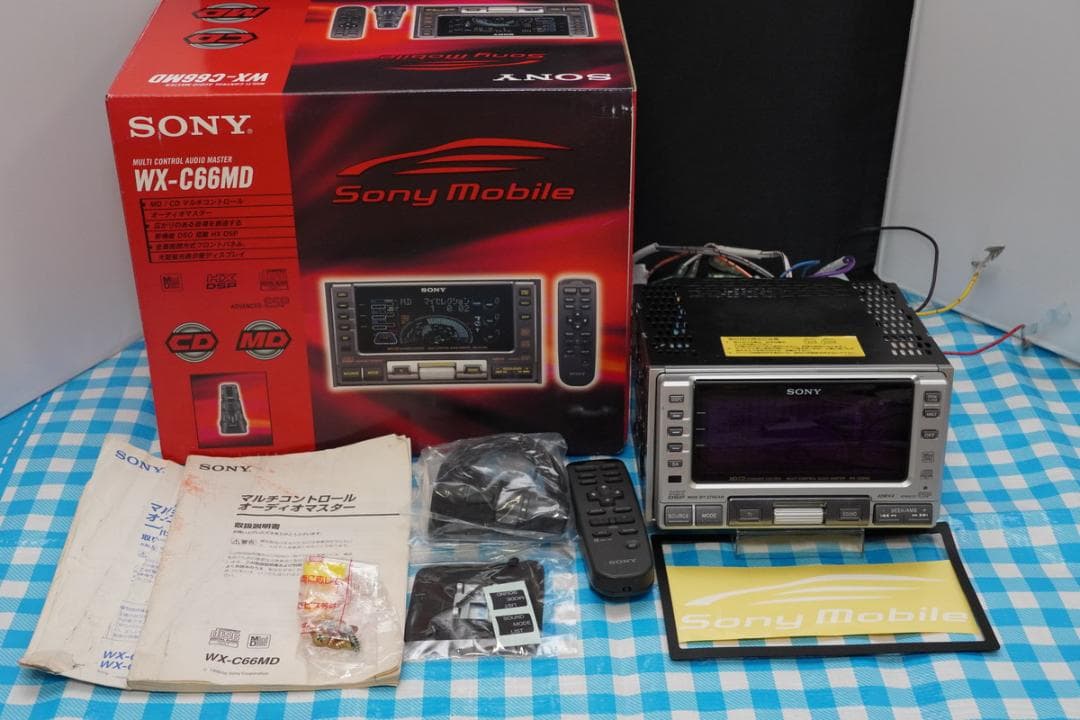 ソニー WX-C66MD カーオーディオ CD MD スペアナ 旧車にいかが - メルカリ