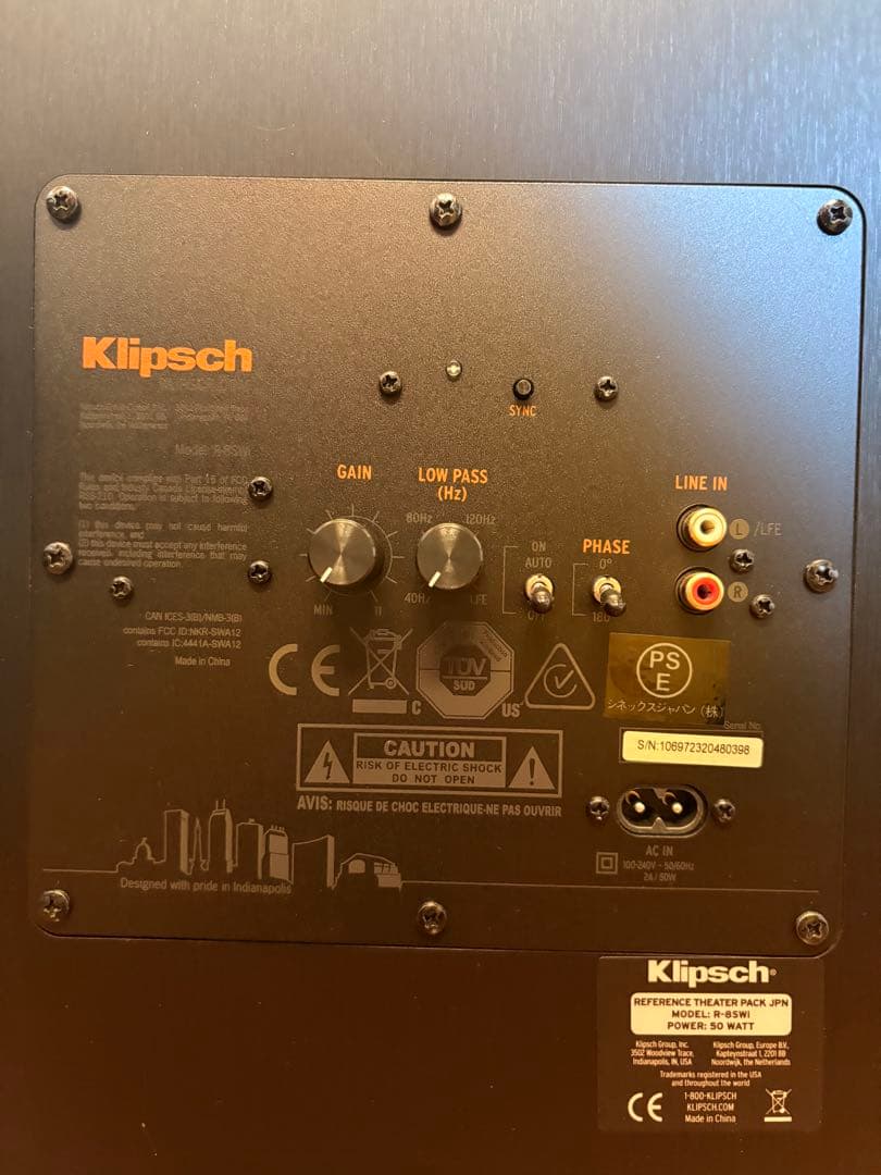 スピーカー・ウーファー Klipsch Reference Theater Pack 5.1ch