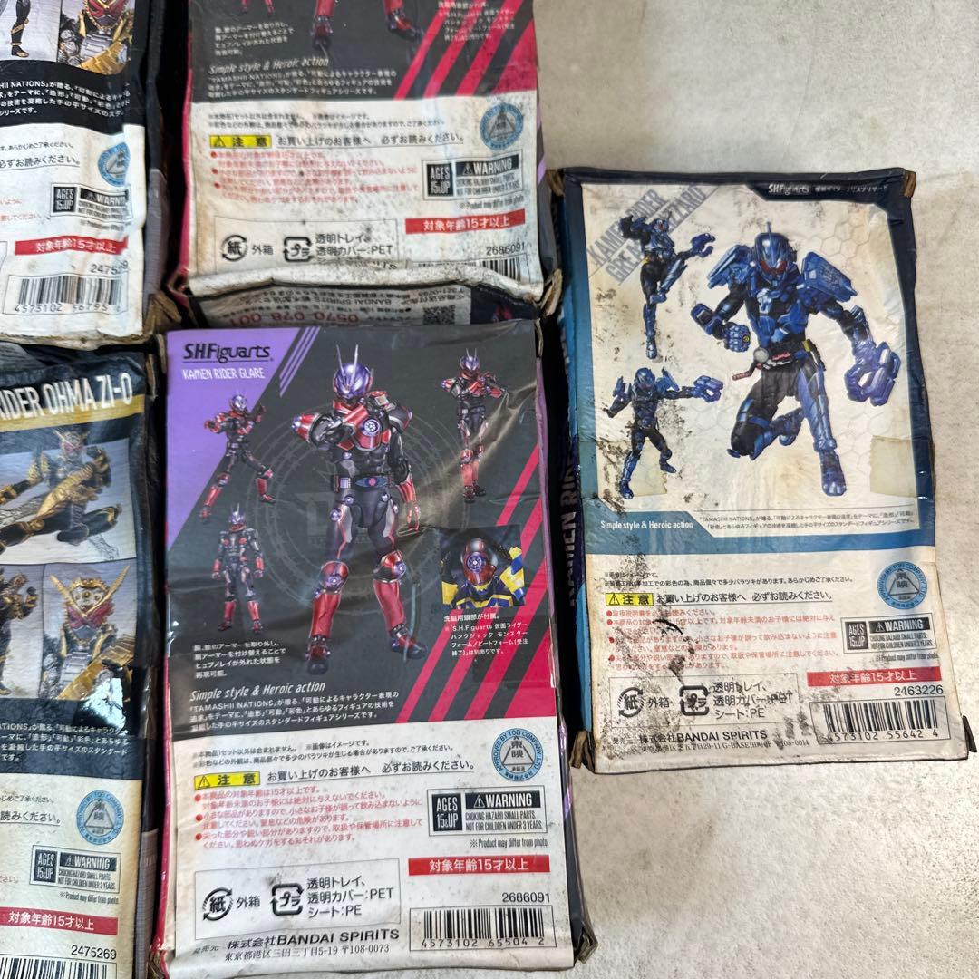 S.H.Figuarts 仮面ライダー フィギュア まとめ 現状品 7体