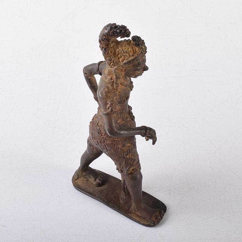 まめ太。様専用 東南アジア アフリカン美術 銅製 人物像 置物 V 8056