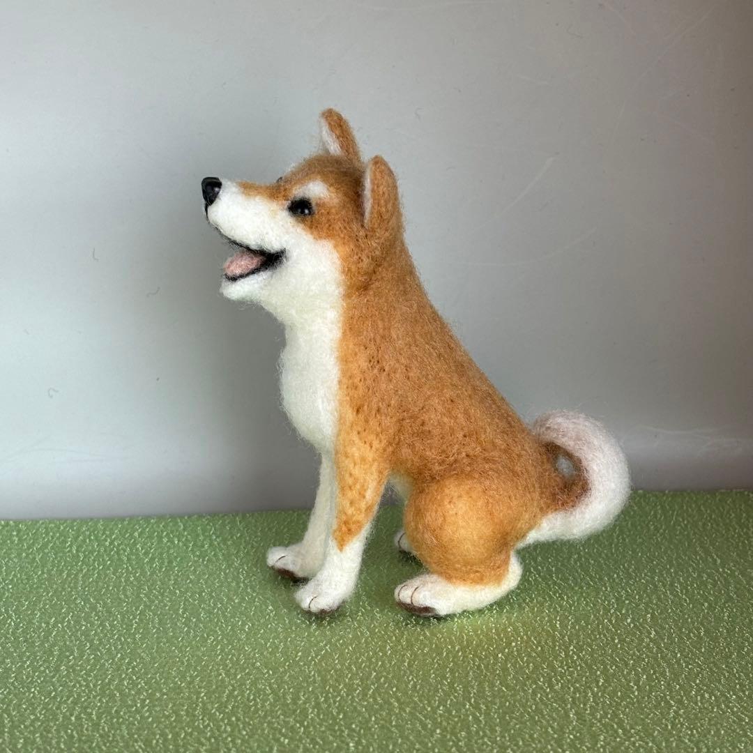 柴犬 羊毛フェルト ハンドメイド No.50 - メルカリ