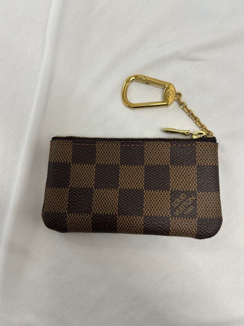 ルイヴィトン　ケースポシェット・クレ　ダミエエベヌ 中古・古着通販】LOUIS VUITTON (ルイ ヴィトン) ダミエ・エベヌ