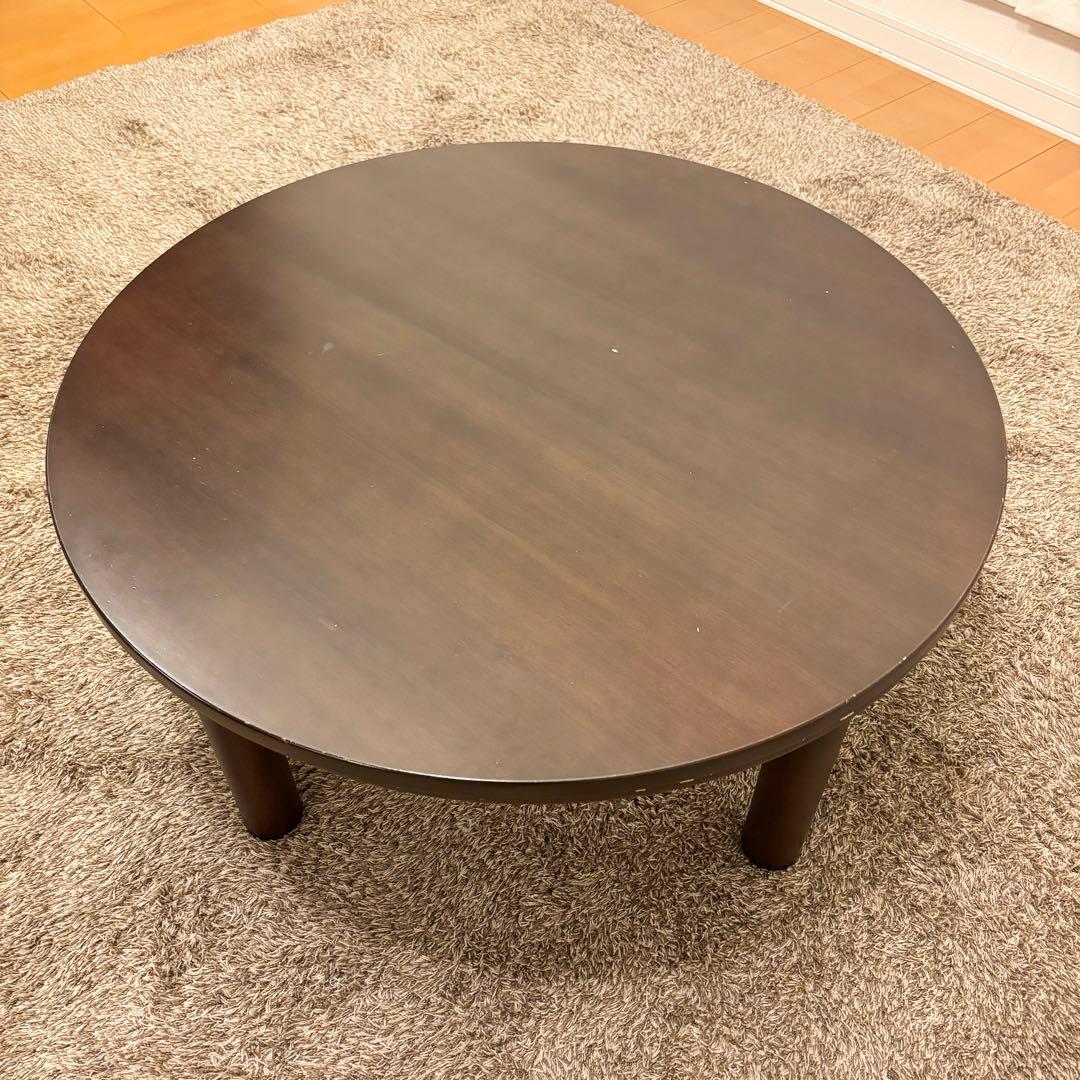 無印良品 こたつ 丸型テーブル - メルカリ