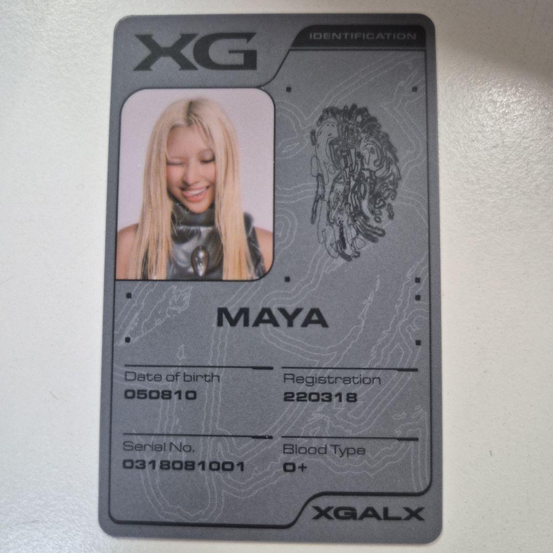 XG 核 マヤ MAYA アルバム 限定 トレーディングカード - メルカリ