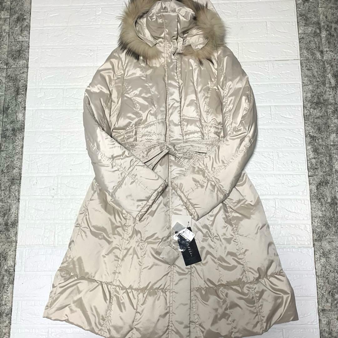 MASABARDO ダウン ロングコート 新品 ファータグ付き 大きいサイズ