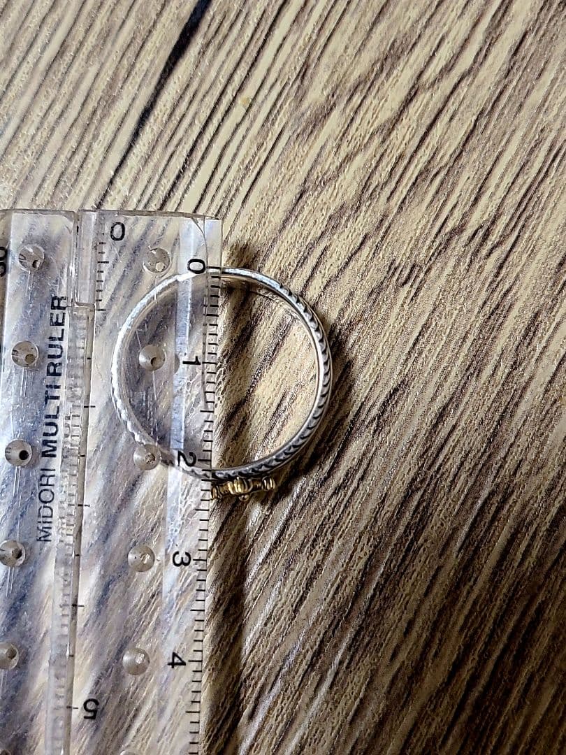 マテリタ ブリタニア リング K18刻印