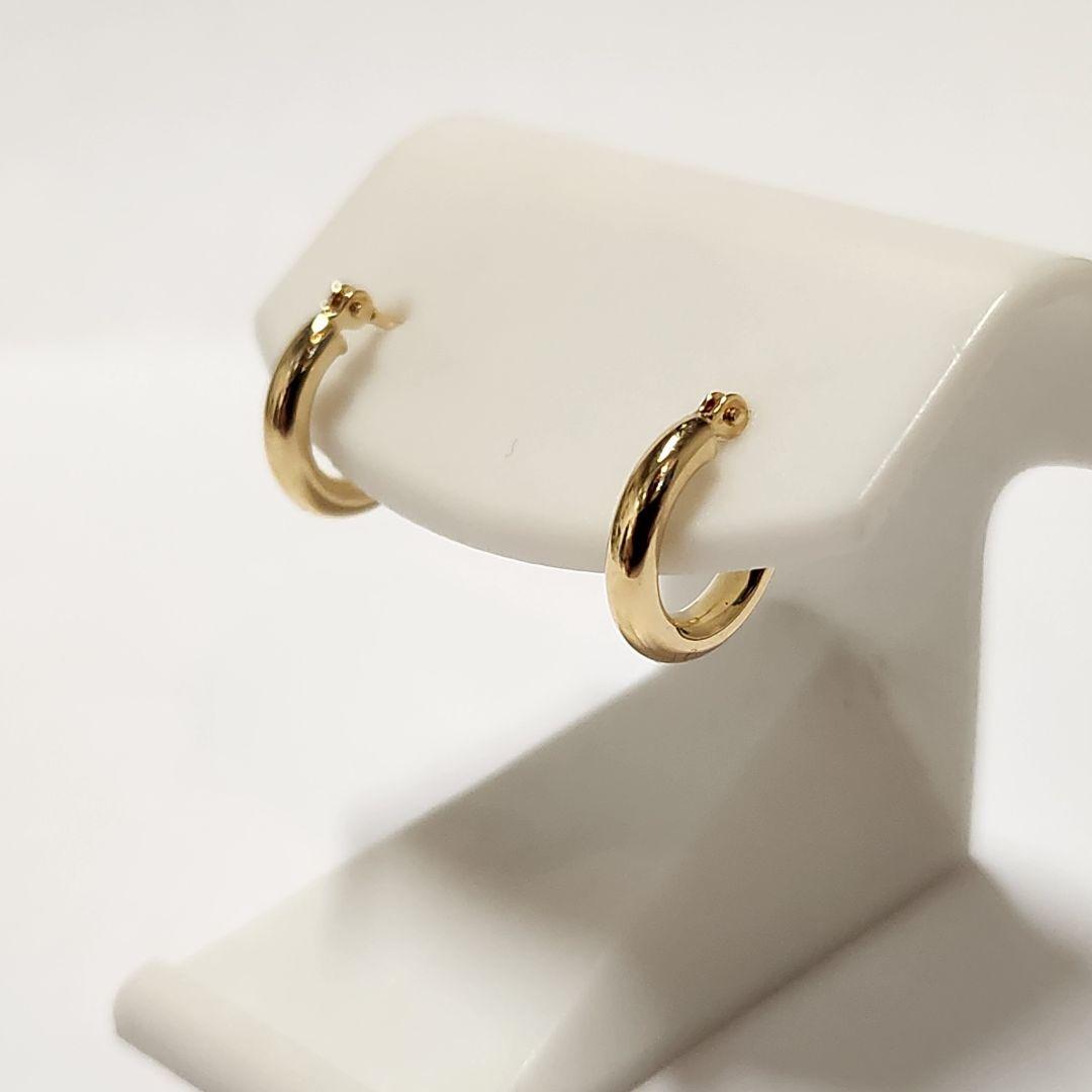 新品　K18シンプルフープピアス(リングピアス)　サイズ2mm×10mm　両耳分 楽天市場】フープ ピアス メンズ レディース 6サイズ 細い 2mm 2.5mm