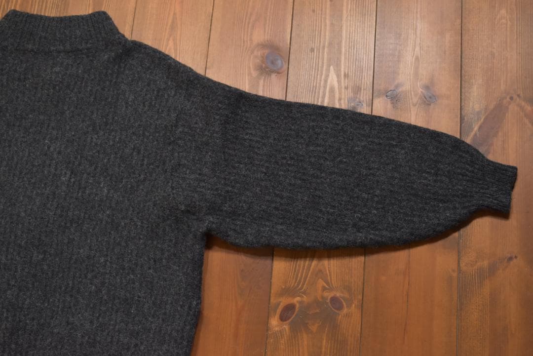 L.L.Bean USA製 アルパカ混ウール フルジップ ドライバーズニット