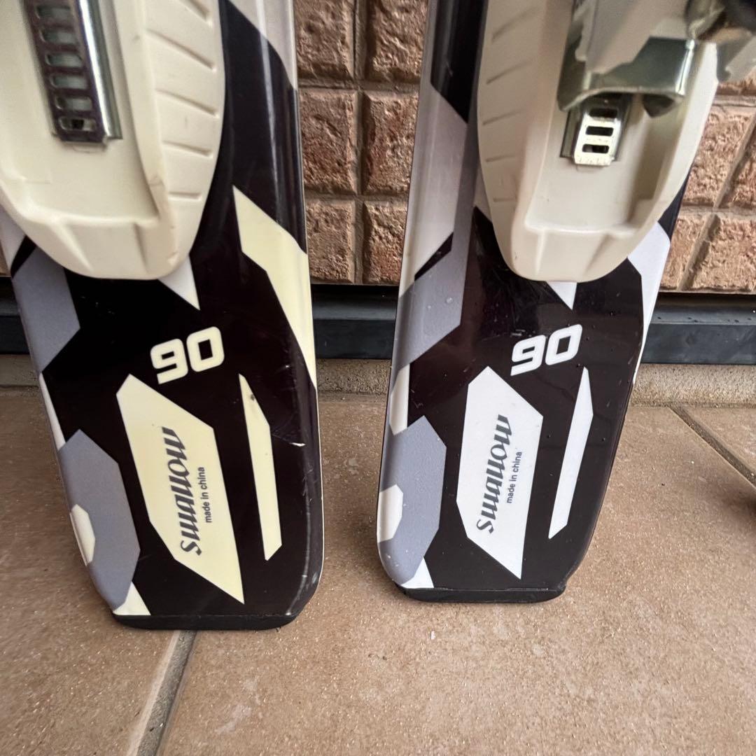 ジュニア　子供　スキーセット　スマロー　90cm スキーブーツ　18.0cm