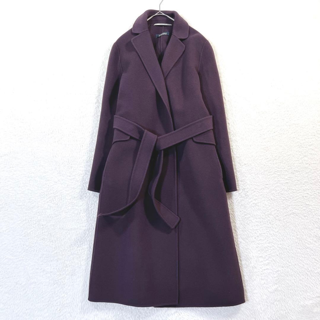 美品✨️マックスマーラ クチートアマーノ ガウンコート ベルテッド