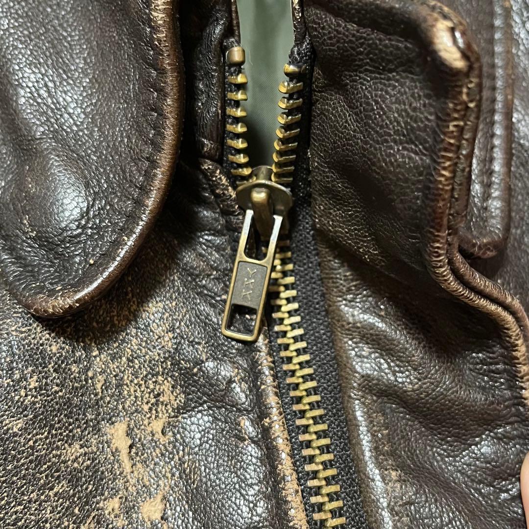 90s L.L.Bean A2 フライトジャケット USA製 ダークブラウン