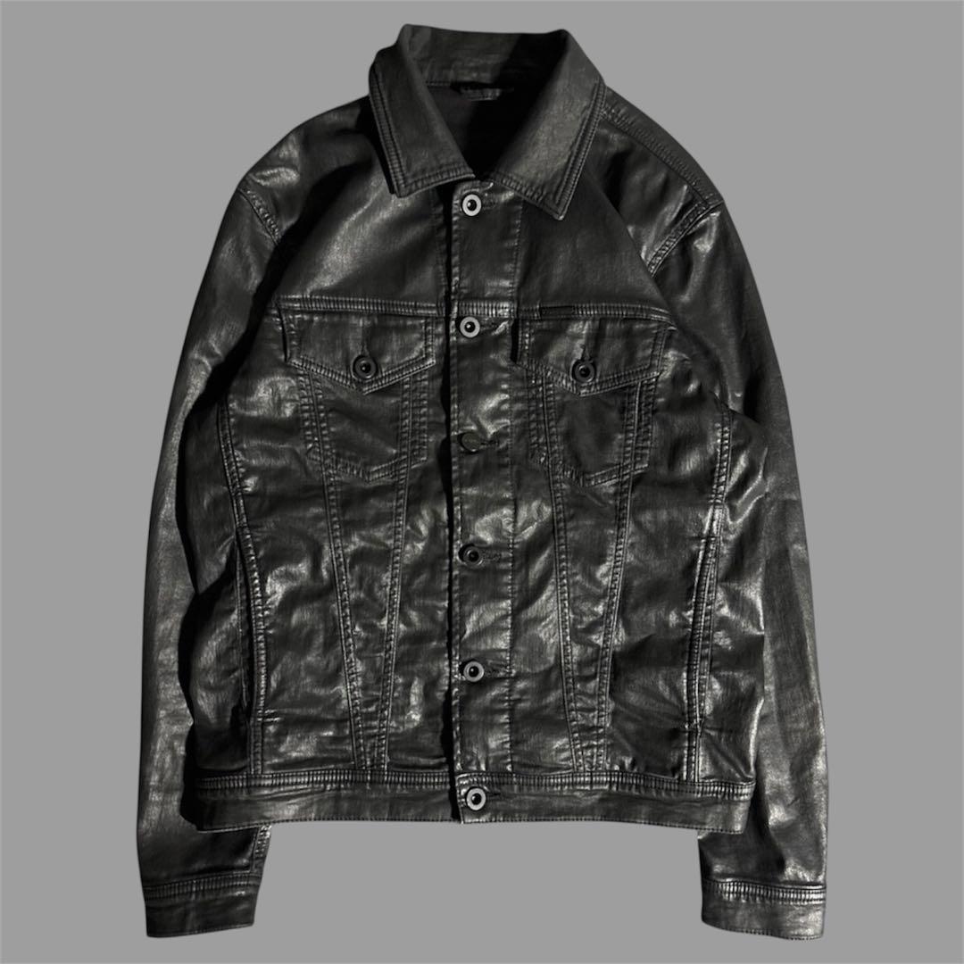 archive コーティングデニムジャケット darkwear opium - メルカリ