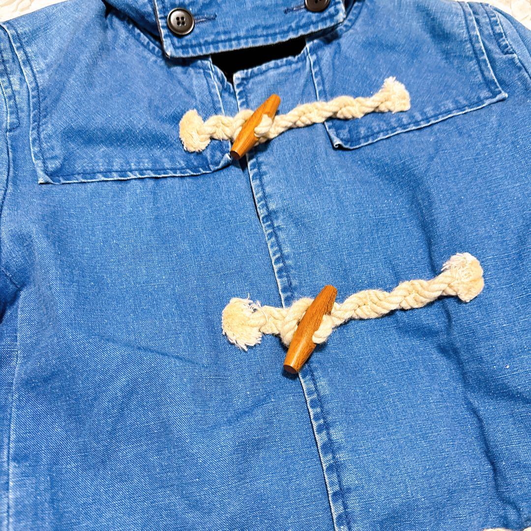 RHC ロンハーマン デニムダッフルコート 裏地ボア - メルカリ