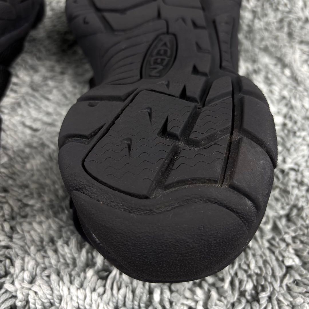 美品 キーン ニューポート ブラック 27.5cm 黒 keen