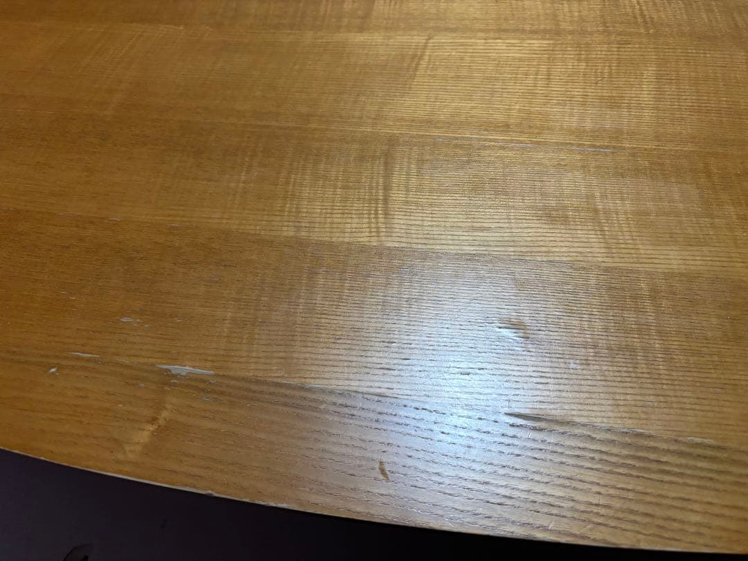 たのメル便】無印良品 楕円形 木製 こたつ ローテーブル こたつ布団