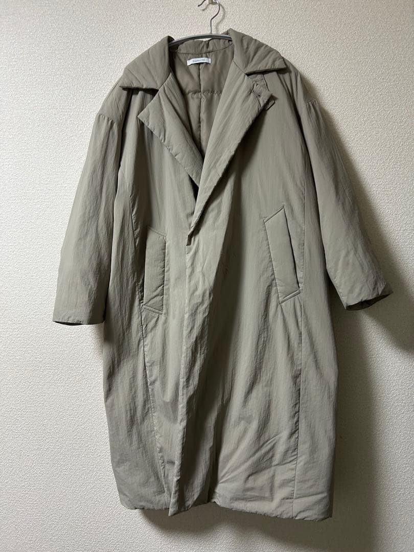 B.C STOCK】ワッシャーナイロンダウンチェスターコート カーキ M
