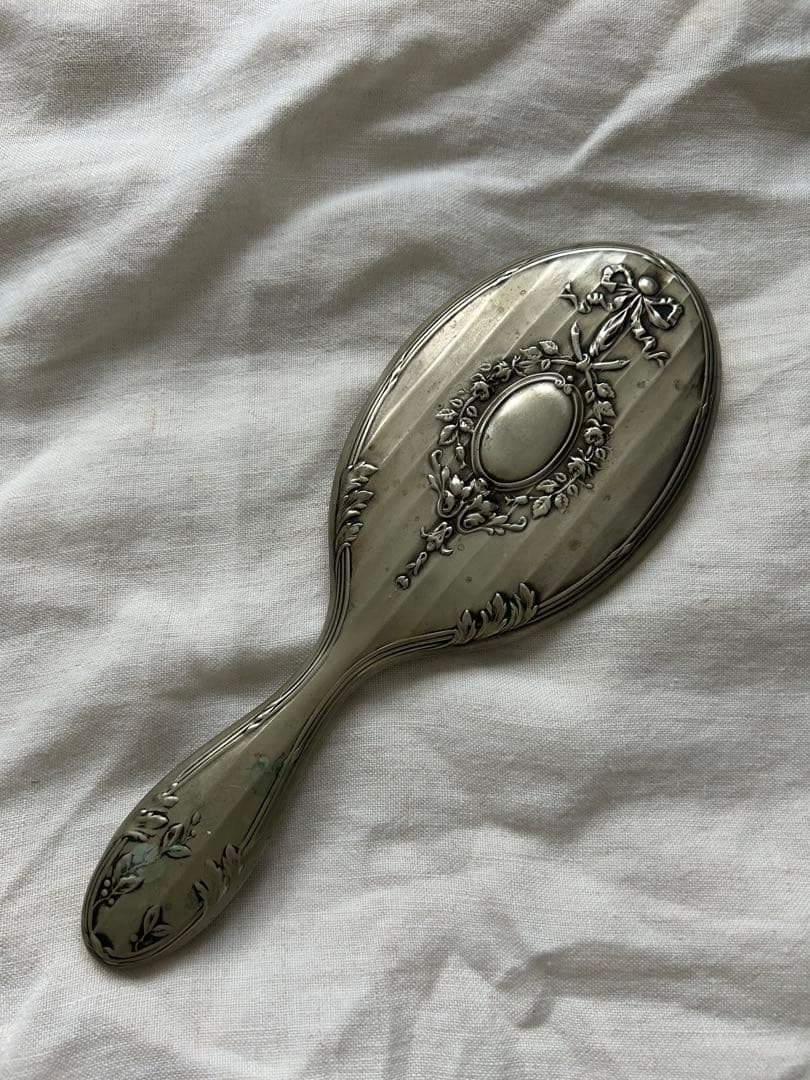 フランスアンティーク　手鏡 アンティーク手鏡.7 フランス アンティーク ハンドミラー