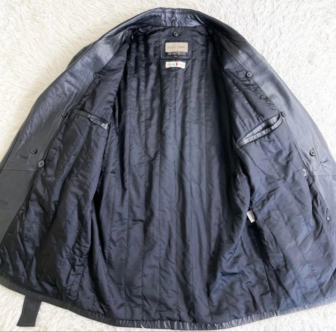 高級！】イタリア製 GULLIT MEN 羊革コート 52 XL-XXL - メルカリ