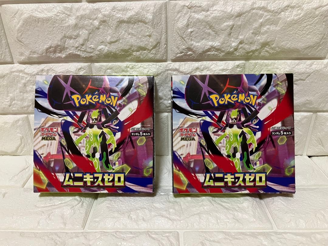 ポケモンカードゲーム ムニキスゼロ 2BOX シュリンク無し - メルカリ