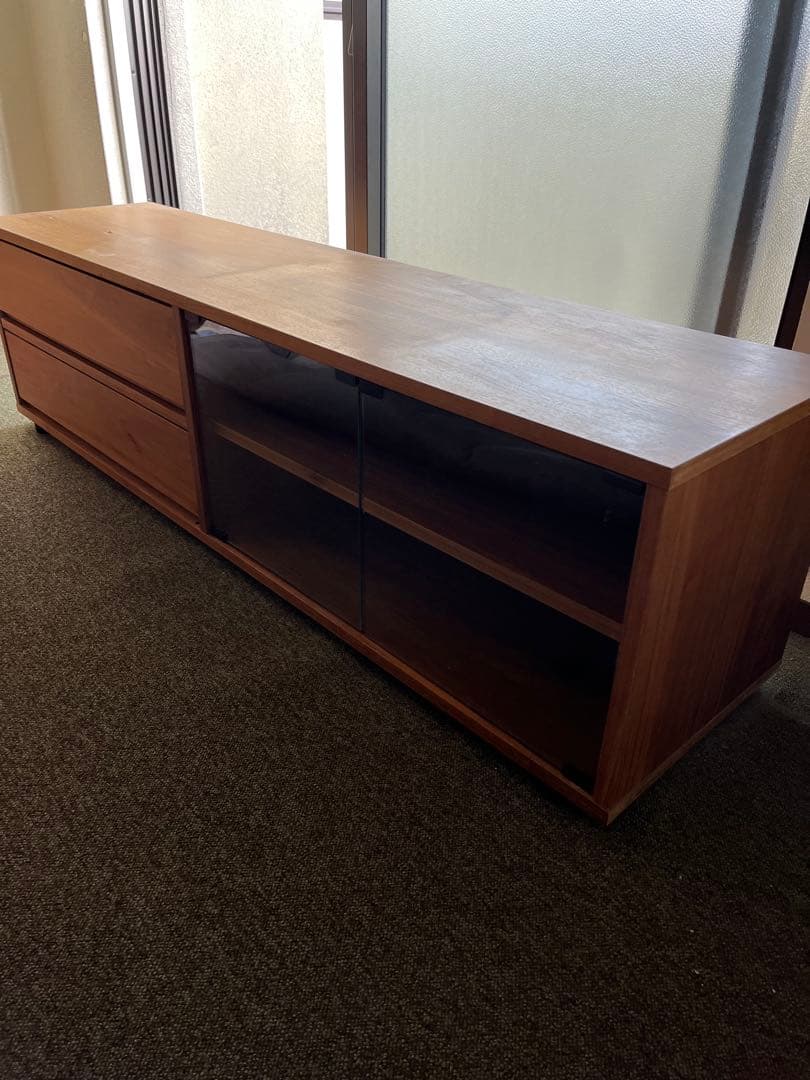 【5/21まで】無印良品 スタッキングキャビネットAセット ウォールナット 人気の無印良品(MUJI)のウォールナット材 スタッキングキャビネット・A