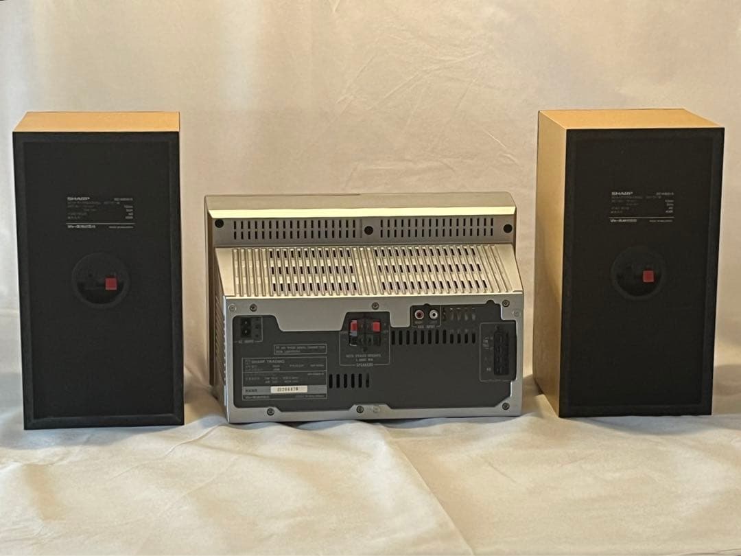 SHARP SD-K800-S（SD-CX8）1ビット CD/MDコンポ - メルカリ