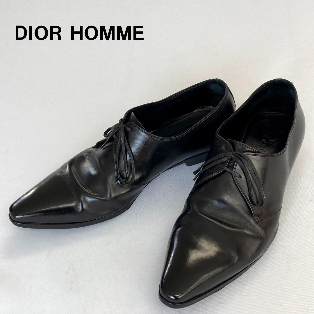 Dior Hommeディオールオム ポインテッドトゥシューズ エディ期 06AW