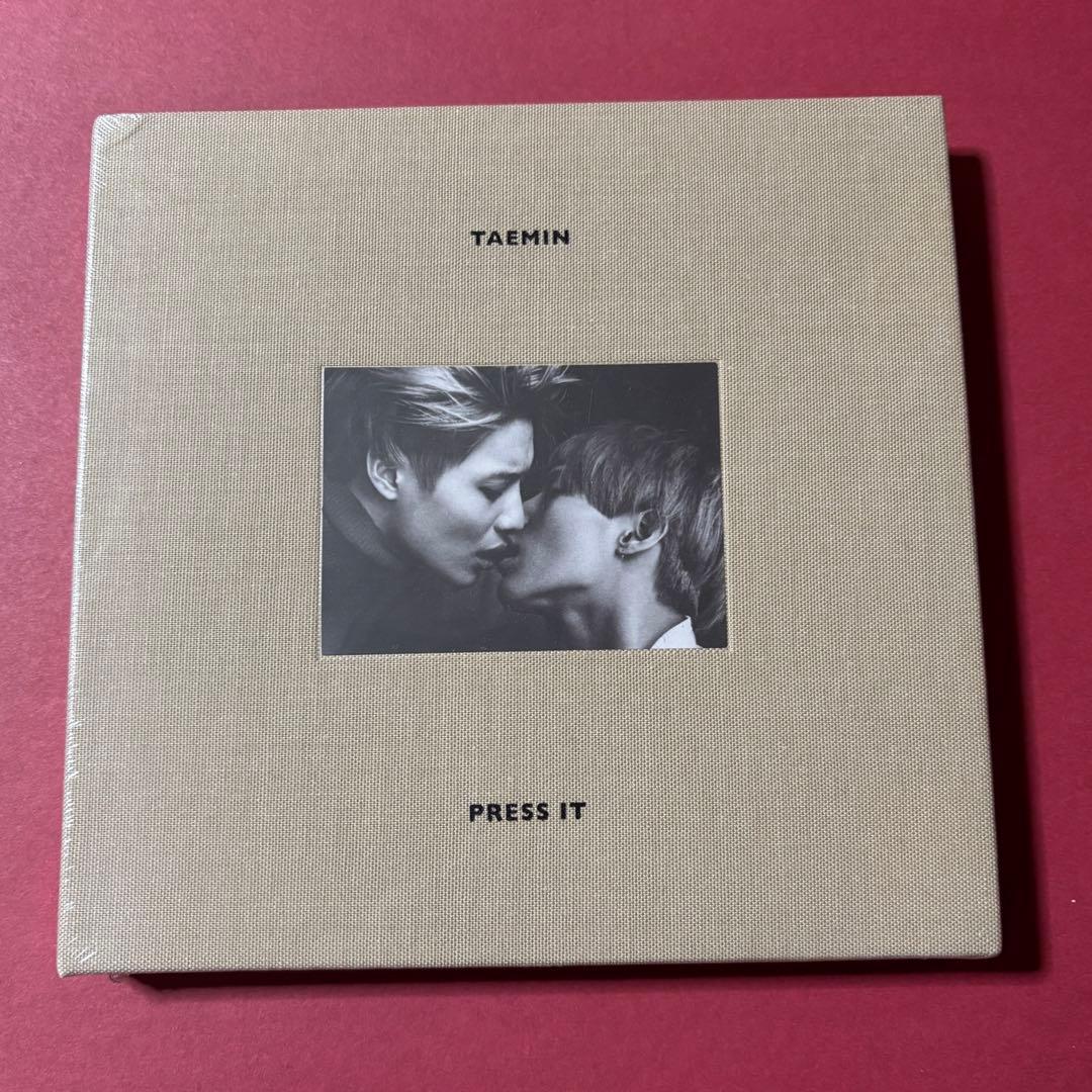 【新品・未開封】SHINEE TAEMIN PRESS IT アルバム　テミン SHINee TAEMIN Press It [Beige A] Korean ver. Album CD + Photocard