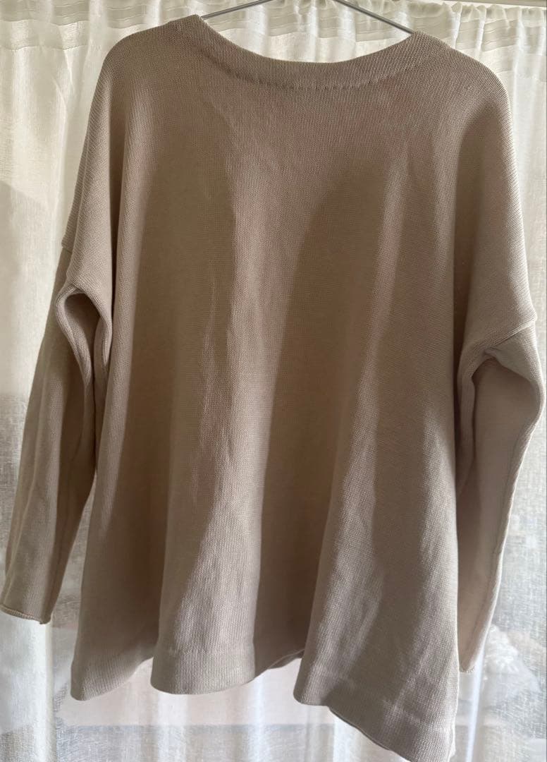 Yoli◯Cotton Long Knit◯ベージュ - メルカリ