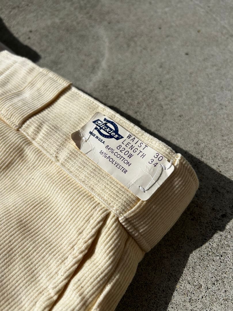 70sディッキーズ コーデュロイ チビタグ usa製 デットストック - メルカリ