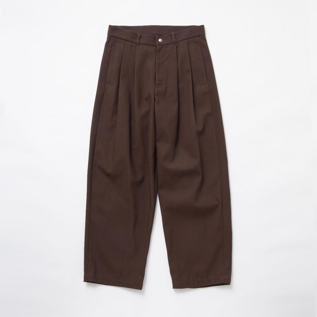 TTTMSW 24AW 2tuck chino pants (BROWN) - メルカリ