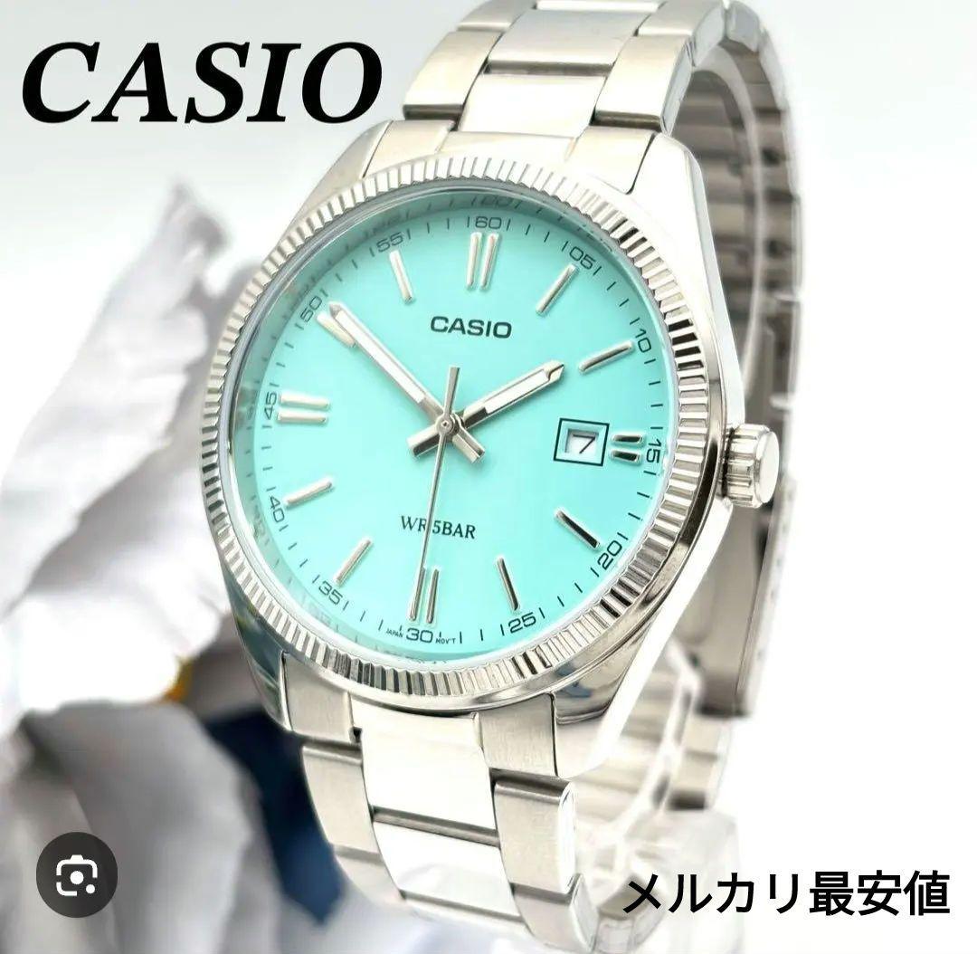 CASIOMTP-1302D-2A2JF 腕時計 ティファニーブルー スタンダード デジタル CASIO Collection STANDARD カシオ