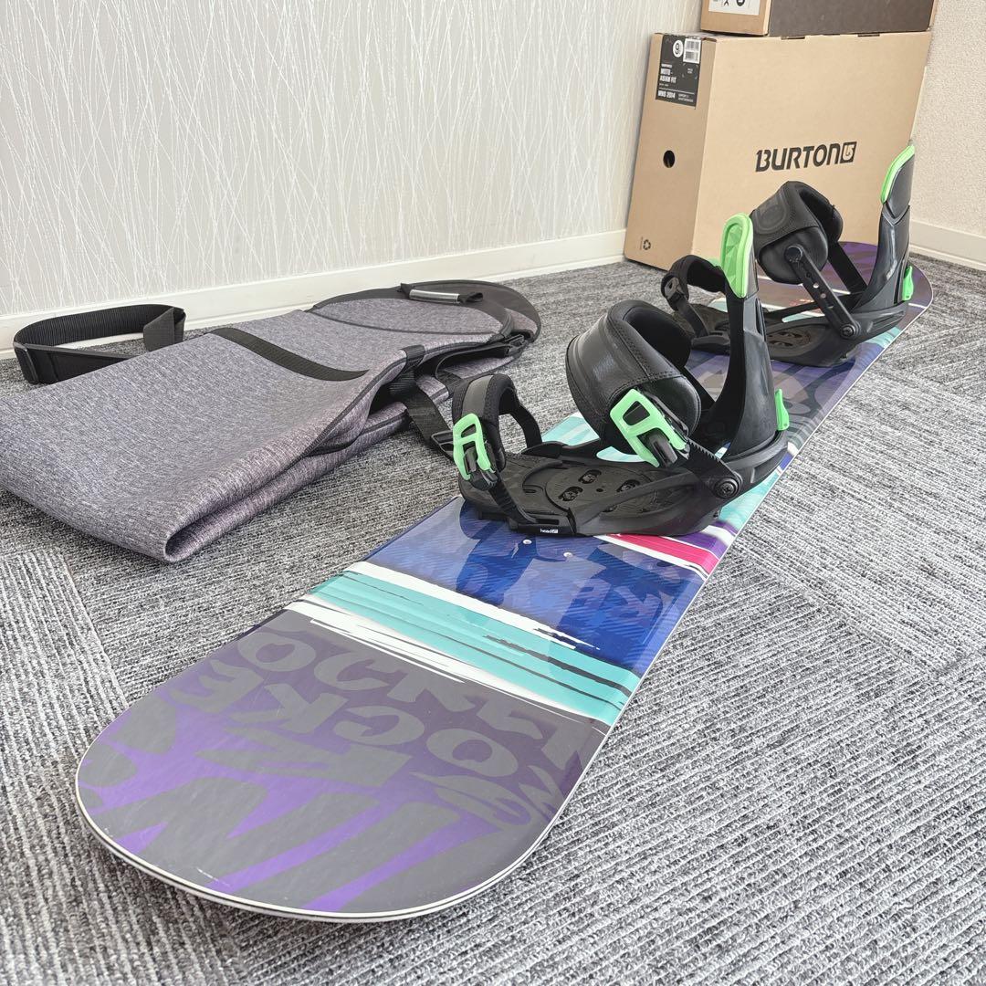 73超豪華❗️IGNIO/HEAD メンズスノーボードセット☆155cm+ビン付