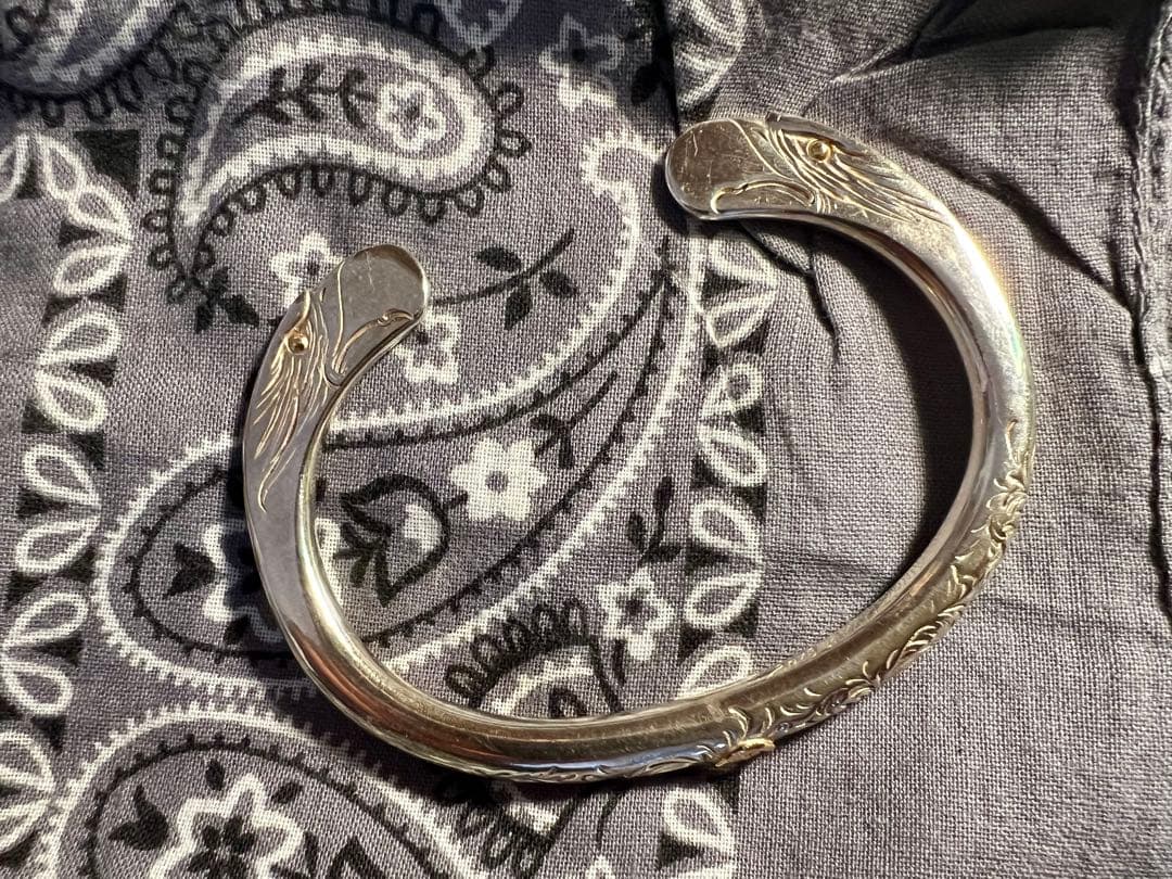 キクチケン Ken kikuchi 顔ブレス Yahoo!オークション - KEN KIKUCHI（ケンキクチ）バングル 925 Mサイズ