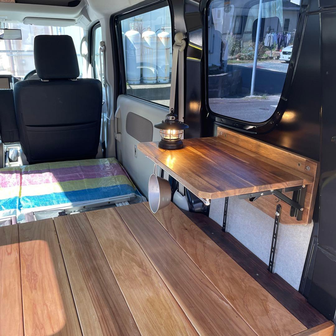 エブリイバン(DA17V)「手作り収納式サイドテーブル」Ver.3.1 N3 - メルカリ