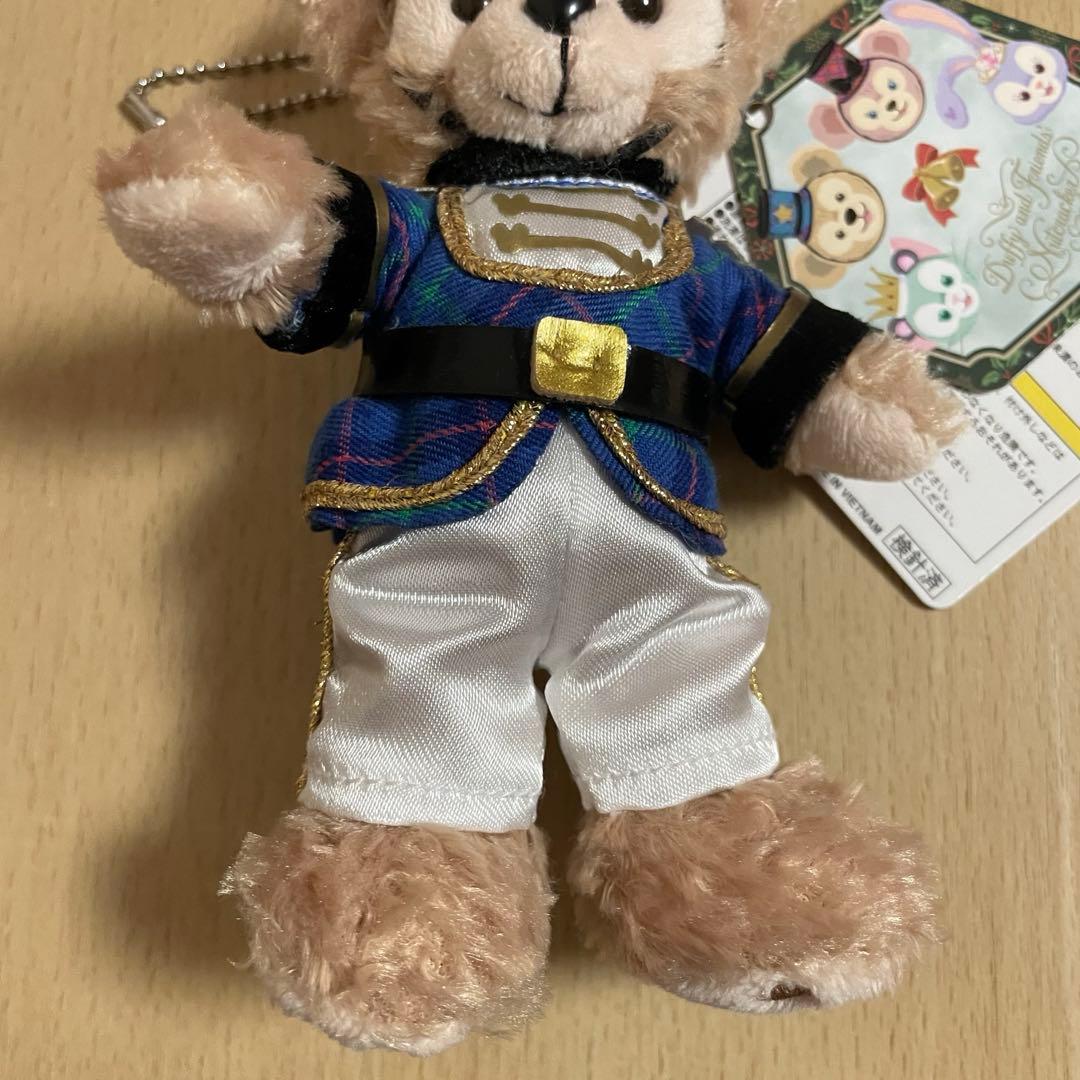 タグ付 ダッフィー ぬいぐるみバッジ くるみ割り人形 ナッツクラッカー