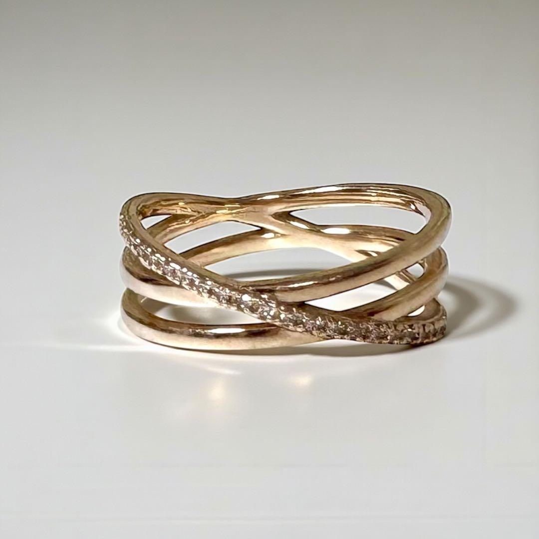 ココシュニック K10 ダイヤモンド Xリング 10号 K10ダイヤモンド Xリング（リング） | COCOSHNIK（ココシュニック