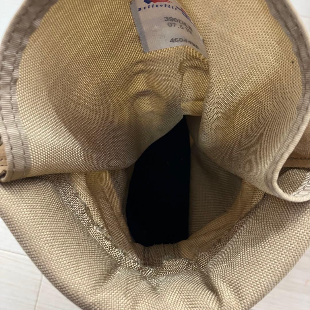 BELLEVILLE 米軍 コンバットブーツ ミリタリー ベージュ 07.5W