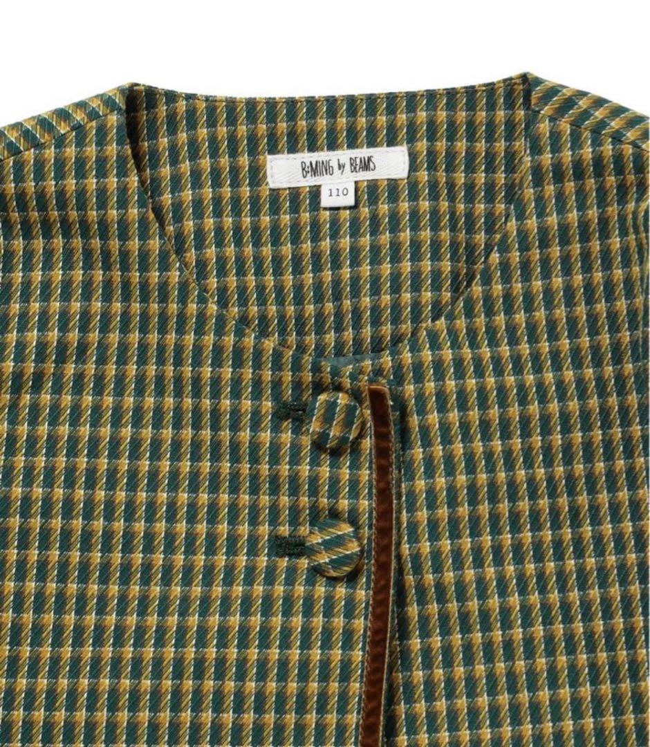B:MING by BEAMSチェックワンピース ジャケット2点セット