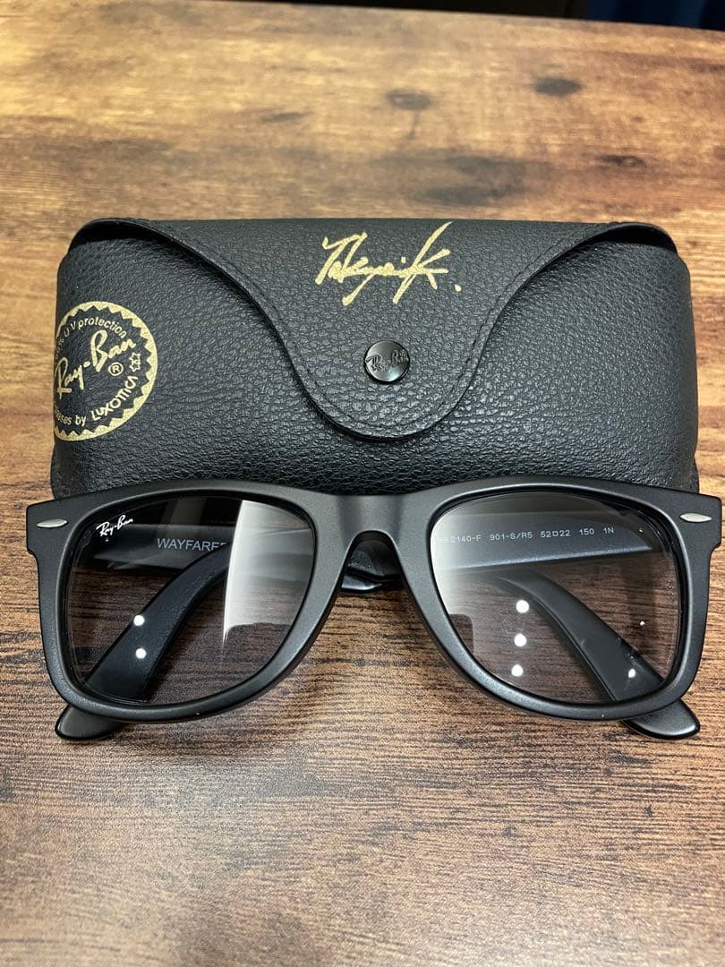 レイバン×木村拓哉 サングラス「ウェイファーラー」キムタクサイン入り