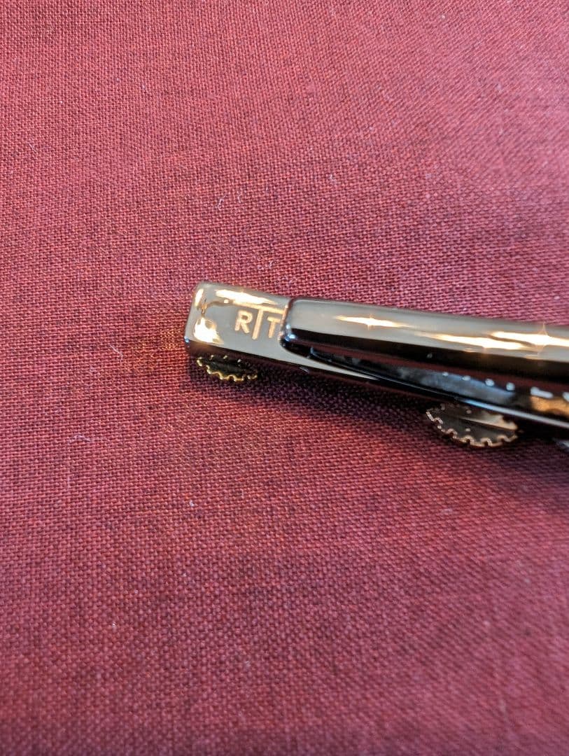 新品 タテオシアンのタイバー タイピン タテオシアン氏の直筆サイン