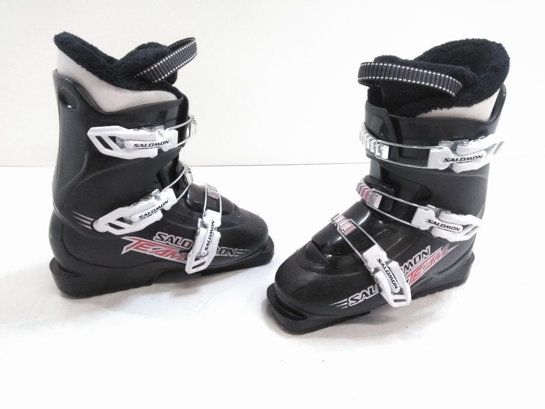 ジュニアスキー4点セット ピュアコンシャス 140cm ブーツサロモン22cm