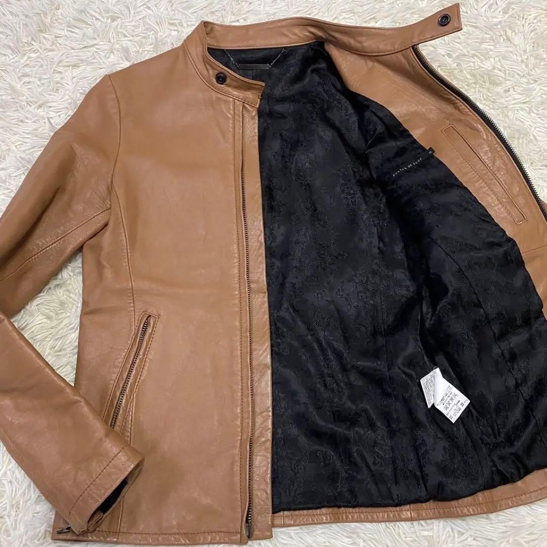 美品✨】ゴスタールジフーガ シングル ライダースジャケット 馬革 44