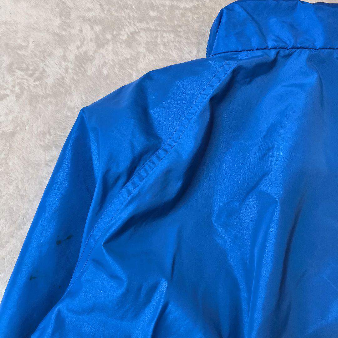 希少 リペア USA製 80s パタゴニア シェルドシンチラジャケット 青 S