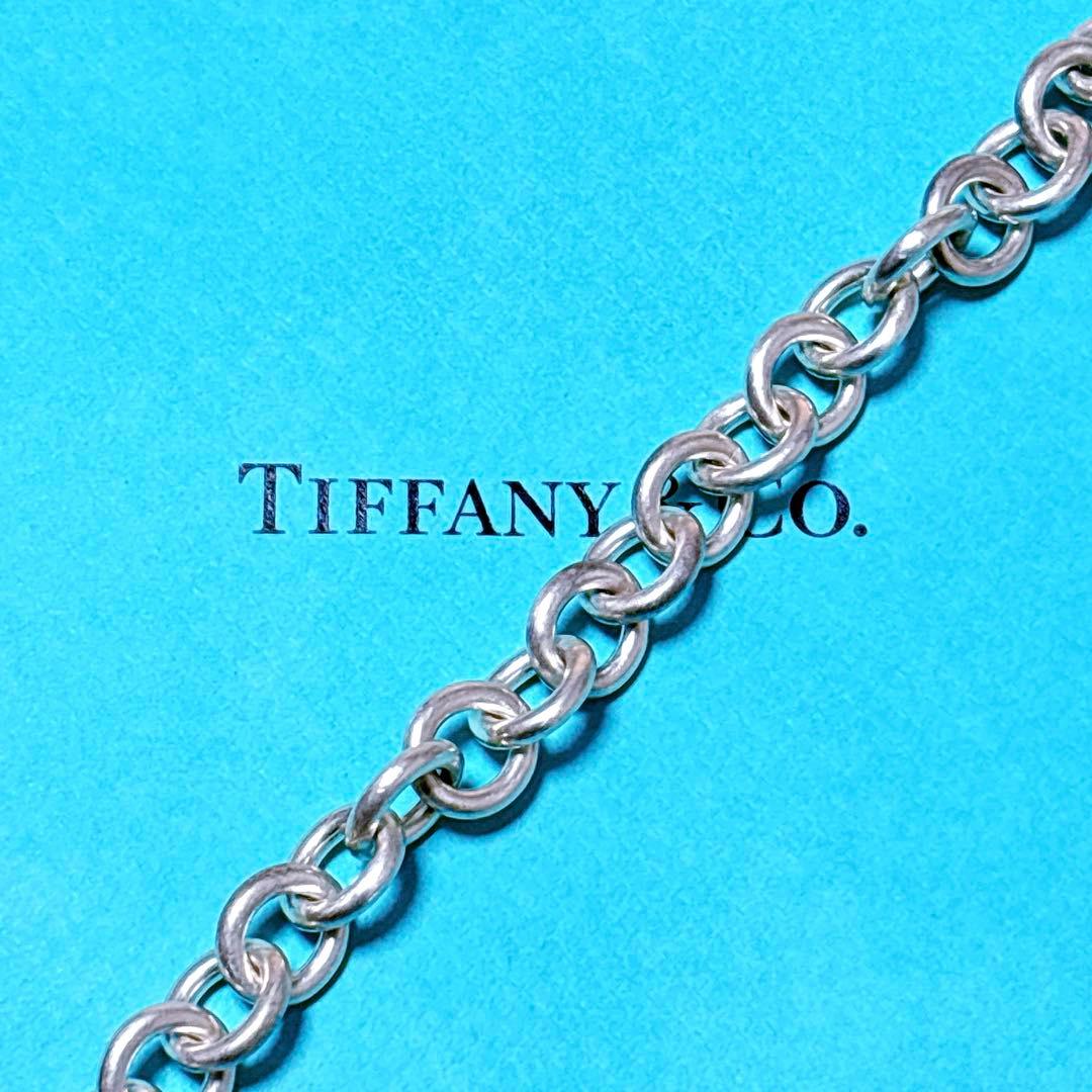 【美品】19.2cm ティファニー ハートタグ ブレスレット シルバー925