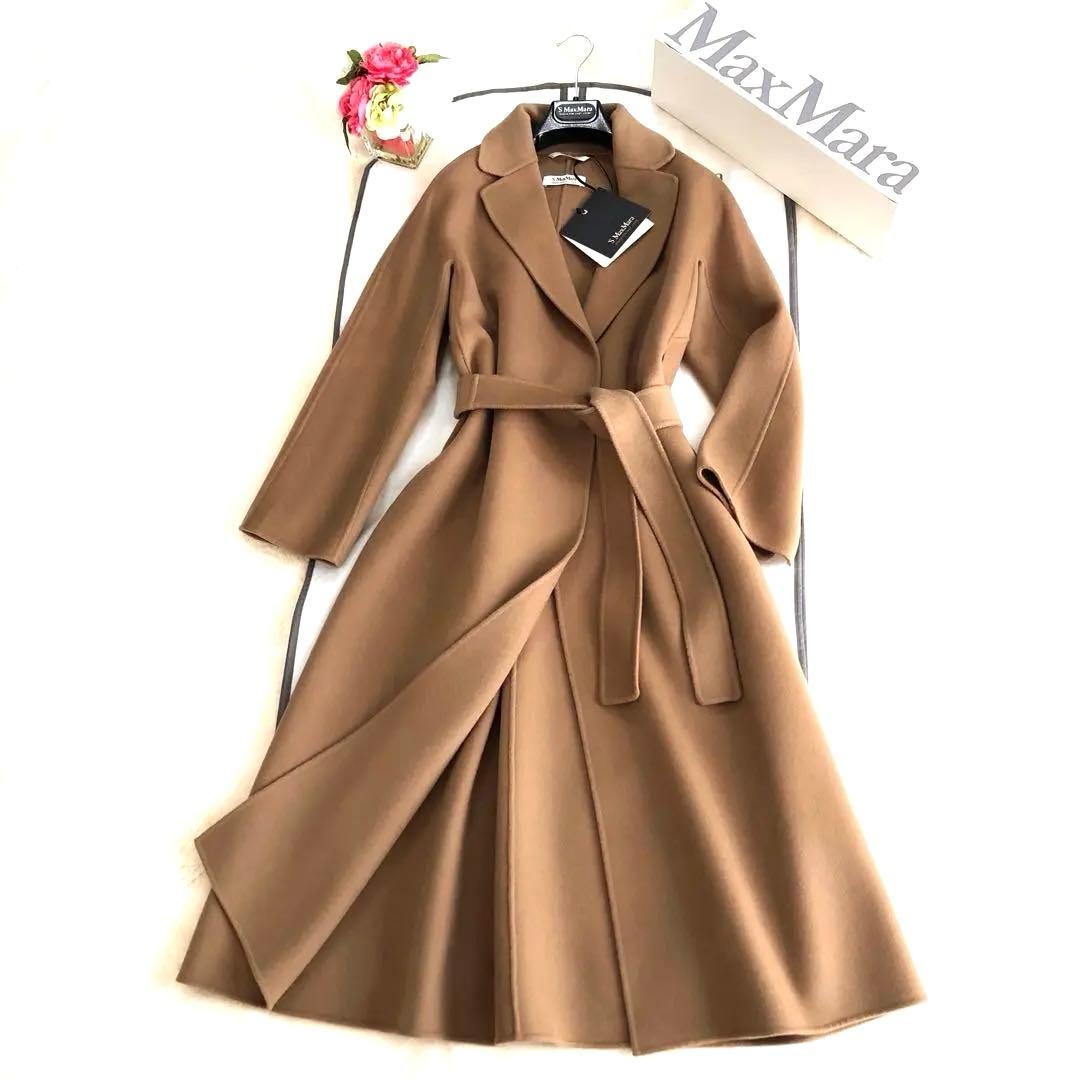 新品タグ付【MAX MARA】40ESTURIAクチートアマーノキャメル - メルカリ