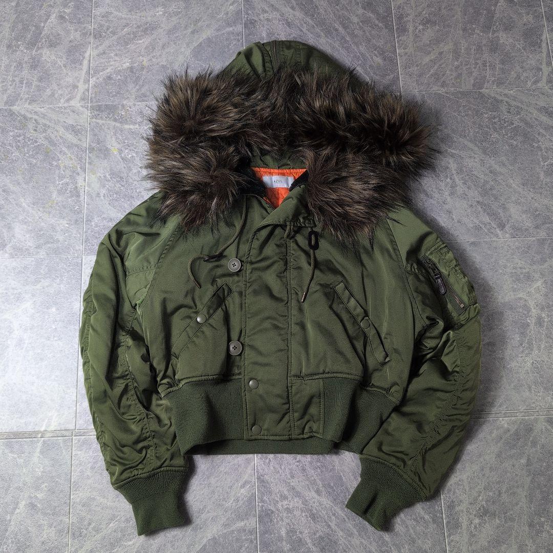 マウジー N-2B ミリタリージャケット MA-1短丈 Y2K 平成 S - メルカリ