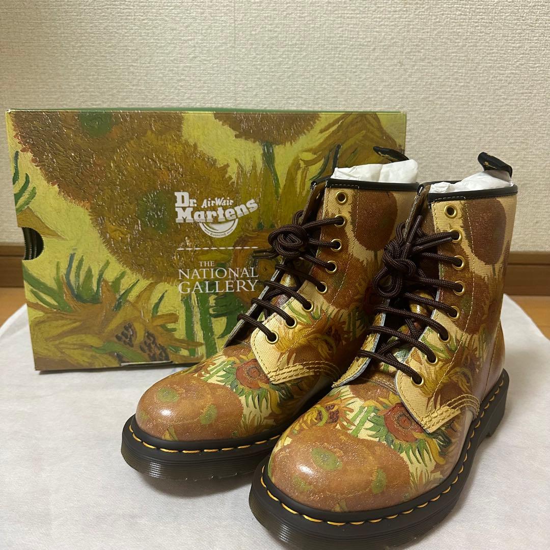 最終値下げ】ドクターマーチン ゴッホ ひまわり - メルカリ