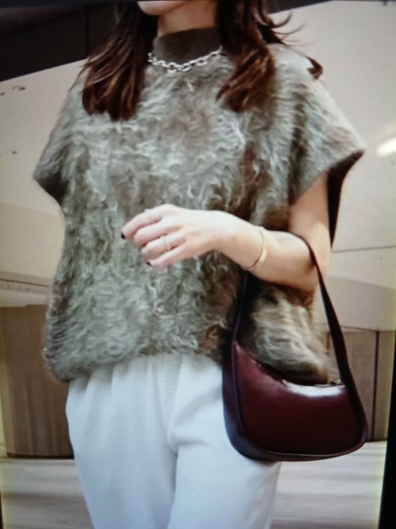 BLAMINK カシミヤファーニット ベスト - メルカリ