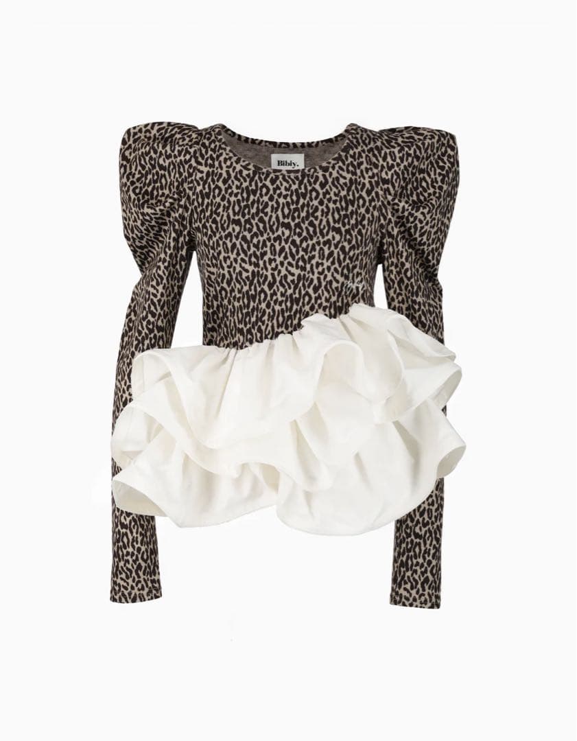 bibiy レオパードトップス BIBIY. MADE | EFFIE PEPURAMU LEOPARD TOP｜Bibiy.